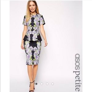 ASOS peplum dress